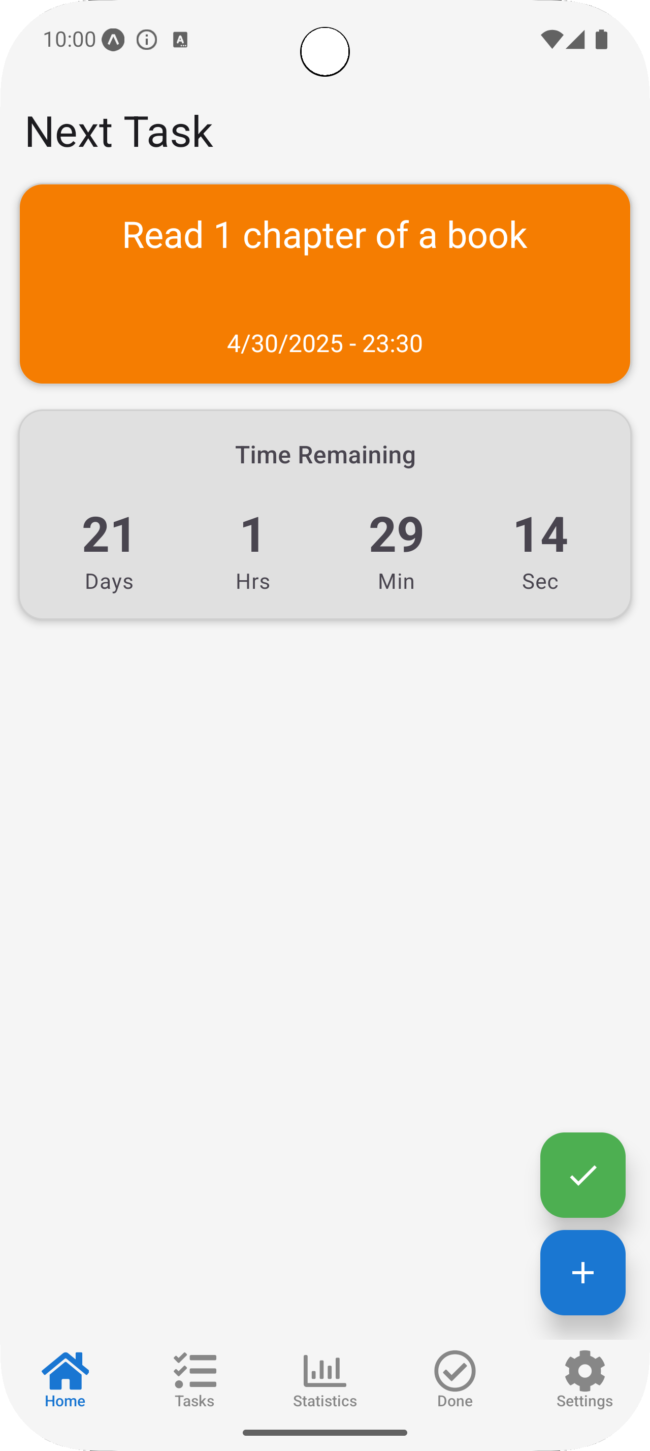 exoTask App Screenshot
